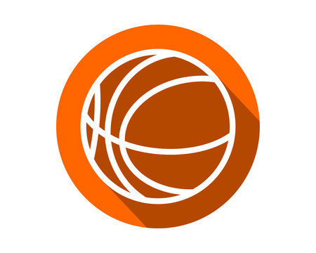 basket ball pop icon circle sports equipment tool utensil image vector