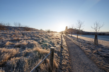 Rundwanderweg Teufelsmauer mit Sonnenschein
