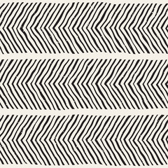 Simple ink geometric pattern. Monochrome black and white strokes background. Hand drawn ink texture for your design..