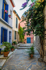 Fototapeta na wymiar Collioure, côte vermeille, France.