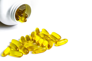 Omega,the useful vitamins for the body.