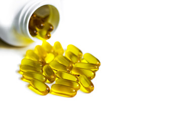 Omega,the useful vitamins for the body.