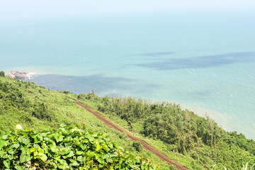 The view from Hai Van Pass on the way from Hoi An to Hue