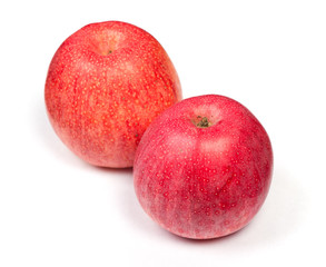Red apples isolated