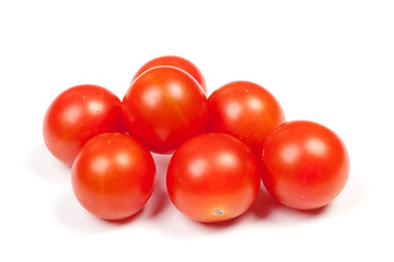 Heap of cherry tomatoes