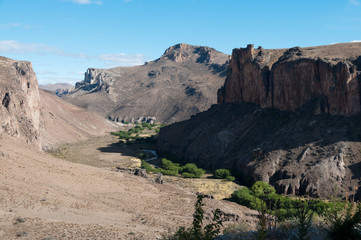 Landscape in Santa Cruz Province.