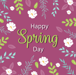 Vector Floral Seamless Pattern Background. sketched flower print in bright colors - seamless background. Elegant template for fashion prints.