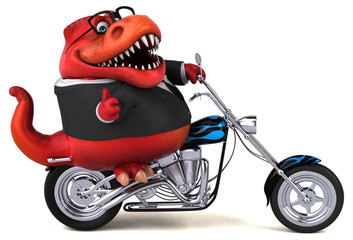 Fun trex - 3D Illustration © Julien Tromeur