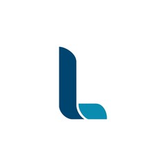 Initial Letter L Digital Logo Design Template