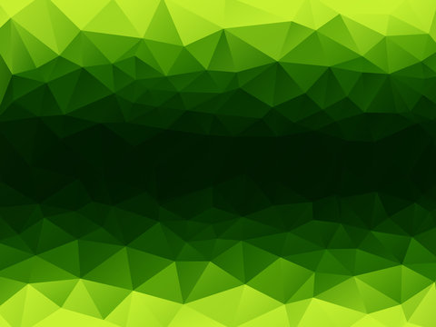 abstract green geometric horizontal background