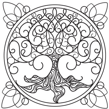 Download Tree Of Life Mandala Photos Royalty Free Images Graphics Vectors Videos Adobe Stock PSD Mockup Templates