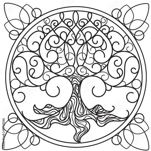 Free Free Mandala Tree Svg 767 SVG PNG EPS DXF File