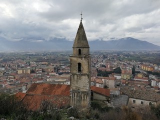 Fototapeta premium Panorama di Montesarchio