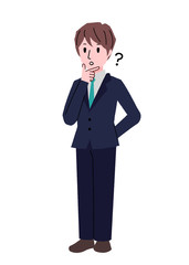 ビジネス：男性　ジェスチャー