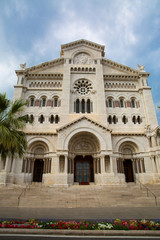 Fototapeta na wymiar Monte Carlo, Monaco, sain Nicholas cathedral.