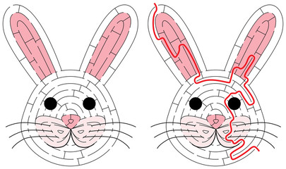 Easy bunny maze