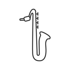 Saxophone linear icon