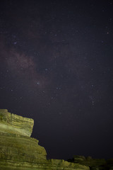 The Milky Way over the Rocks