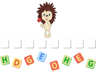Cartoon hedgehog crossword