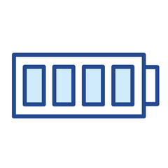 Volle Batterie Vector Icon