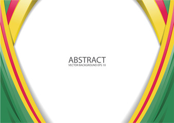Abstract yellow red green modern background