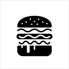 Burger Icon, Fast Food Burger