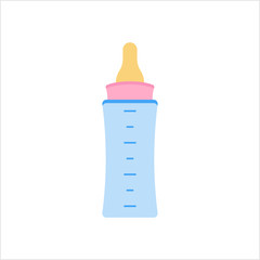 Fototapeta premium Baby Bottle Icon, Milk, Water Bottle Icon
