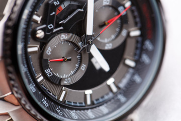 Mechanical watch. Style, fashion and abundance concept.