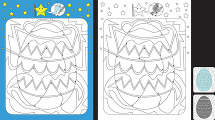 Color by dot worksheet