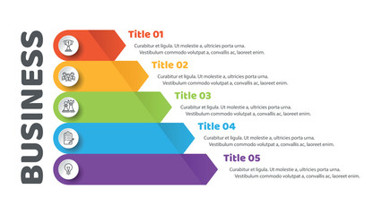 Pyramid infographic template with five elements. One from a set of vector illustrations. 
Can be used for workflow layout, diagram, business step options, banner, web design.