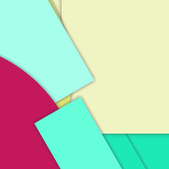 modern layered flat shapes background