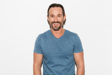 Fototapeta premium Cheerful mature man