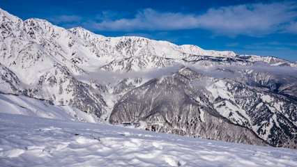 Obraz premium snow above the clouds