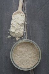 Mehl, weizen, Sauerteig, Weizensauerteig