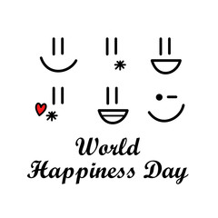 Linear drawing of emoji.