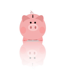 piggy bank vector