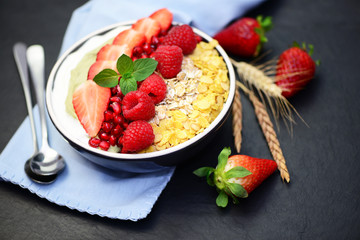 Müsli mit Früchten