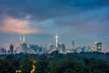 CItyscape of Kuala Lumpur Malaysia
