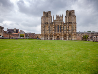 Wells Cathedral Somerset South West England UK