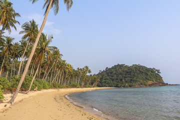 Beautiful lonely beach on Koh Chang, Thailand