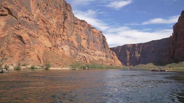 Colorado River and rugged cliffs