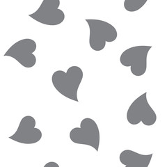 Seamless patterns with black hearts. Seamless background with hearts. Valentine s Day. Gift wrap, print, cute background.