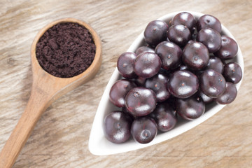 Acai Amazonian fruit - Euterpe oleracea