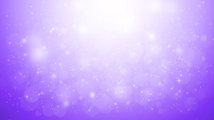 Naklejka premium Purple glitter sparkles rays lights bokeh Festive Elegant abstract background.