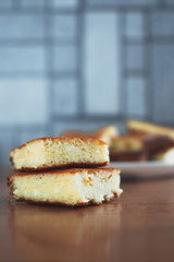beautiful Golden color from the sweet cream cheese is delicious