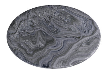 Imitation of a cross section gemstone texture. Natural marble texture isolated on white background. Mineral stone pattern.