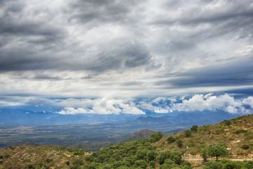 Fototapeta premium Summer landscape. Spain, Catalonia, Costa Brava