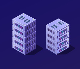 Isometric 3D set blockchain