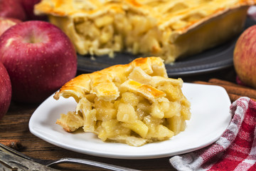 Apple pie,The apple pie is on the table