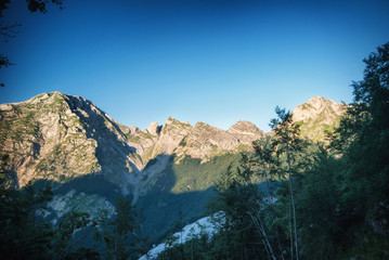 Naklejka premium Apuan alps
